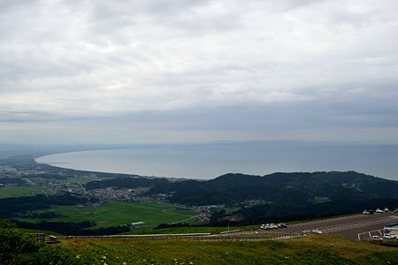 寒風山パノラマライン展望台から