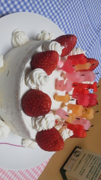 彼氏の誕生日に手作りケーキ 写真共有サイト フォト蔵