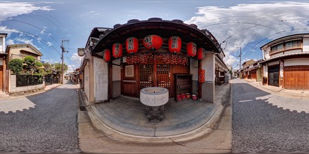 2012年6月6日　奈良町　庚申さん　360度パノラマ写真