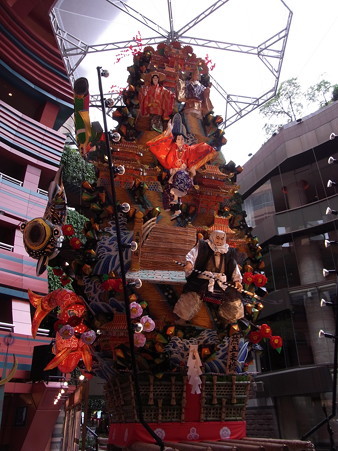 17 博多祇園山笠 飾り山 キャナルシティ博多 飛燕五条橋(ひえんごじょうばし)2012年 写真画像2