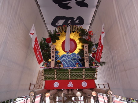 36 博多祇園山笠 西流 舁き山 剛力一投破漆黒(ごうりきいっとうしっこくをやぶる)2012年 写真画像13