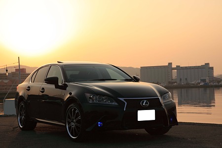 小樽港夕暮れGS250-2